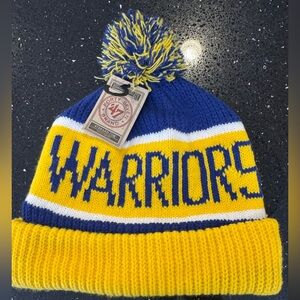 NWT - Golden State Warriors Knit Beanie with Pom